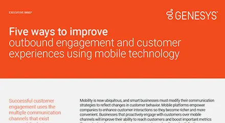 Genesys five ways improve outbound engagement eb resource center en